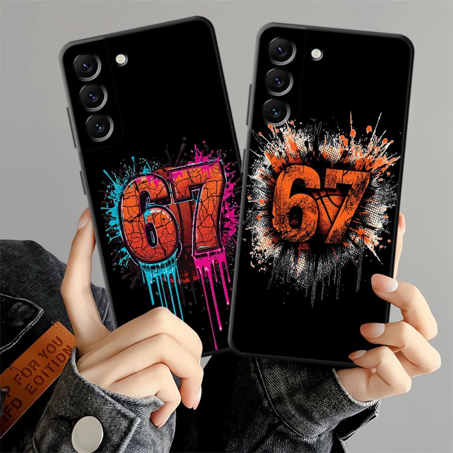 Samsung Galaxy A55 - Graffiti Basketball 67 Case for Samsung