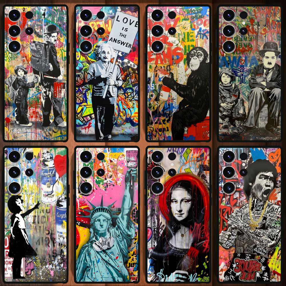 Banksy Graffiti Art  Phone Cas - Samsung Galaxy S25 recension och pris
