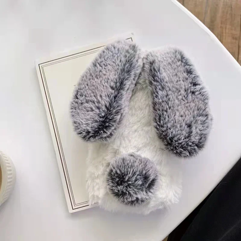 Plush Fur Rabbit Case For Real - Realme Note 50 recension och pris