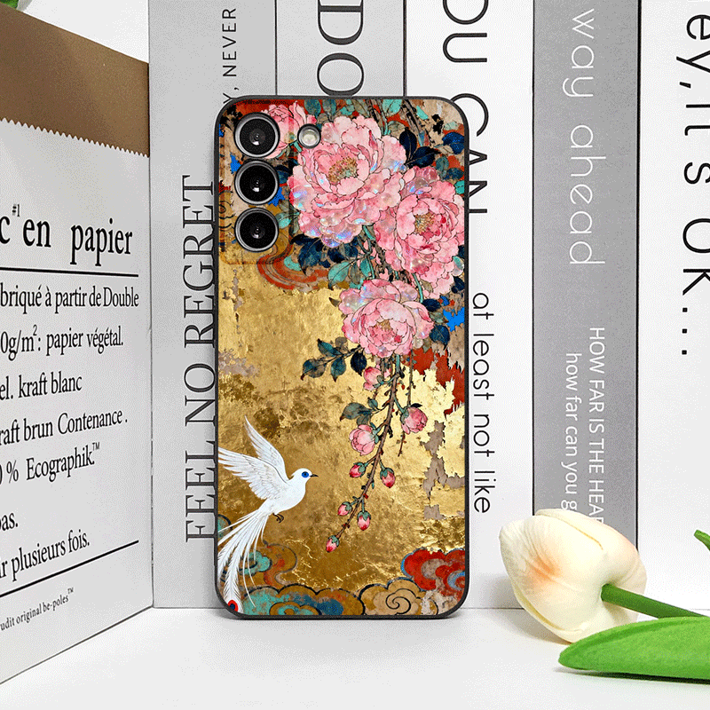 Retro Flower Hibiscus Golden I - Oppo Reno 12 recension och pris