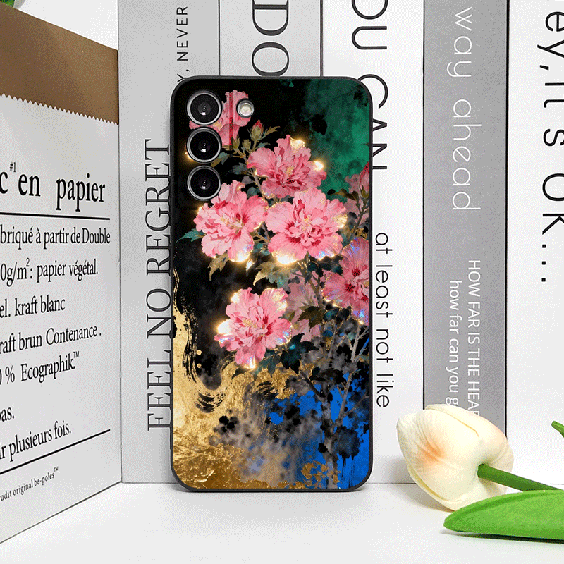 Retro Flower Hibiscus Golden I - Oppo Reno 12 recension och pris