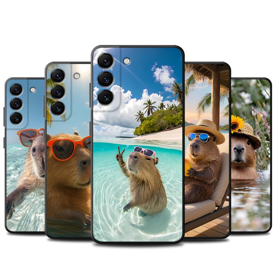 Vacation Capybara Case for Sam - Samsung Galaxy A55 recension och pris