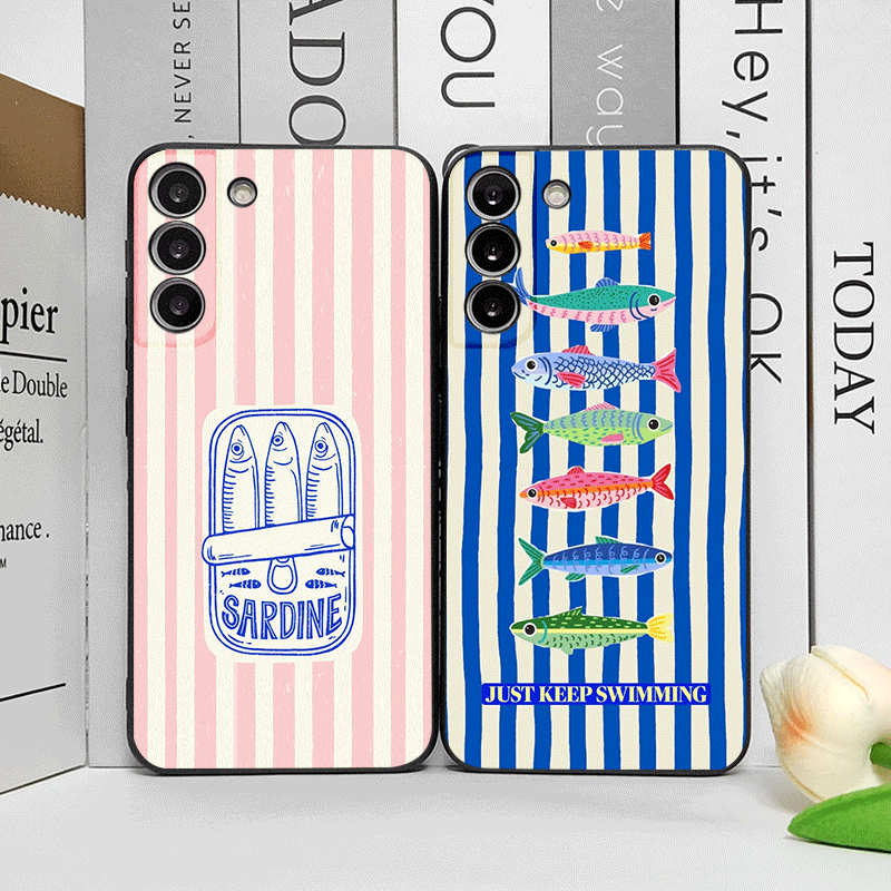 Cute Striped Pattern Sardines  - Oppo Reno 12 recension och pris