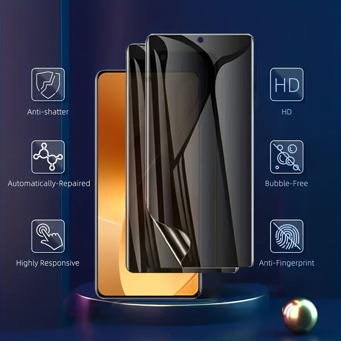 3Pcs Privacy Hydrogel Film For - Oppo Reno 12 recension och pris