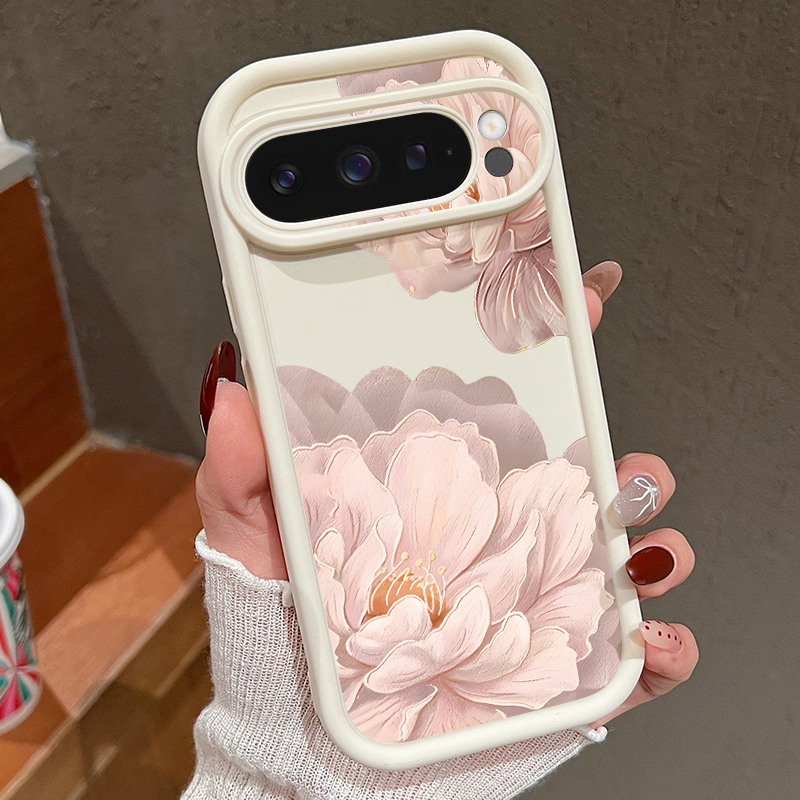 Pink Flowers Patterned Soft TP - Google Pixel 9 Pro recension och pris