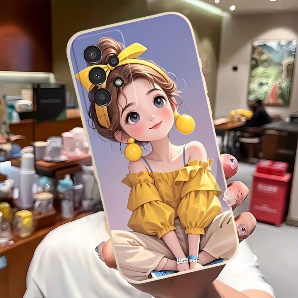 Cute Cartoon Girl Pattern Desi - Samsung Galaxy S25 recension och pris