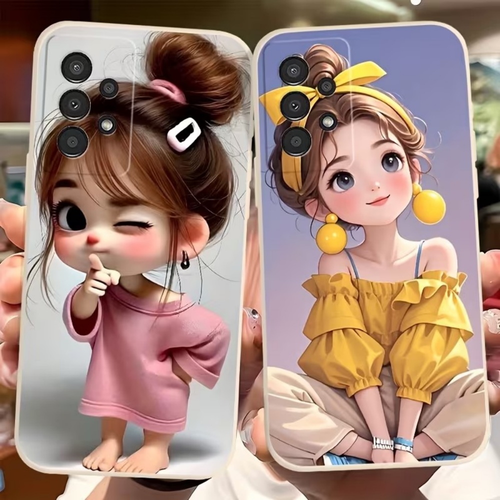 Cute Cartoon Girl Pattern Desi - Samsung Galaxy S25 recension och pris