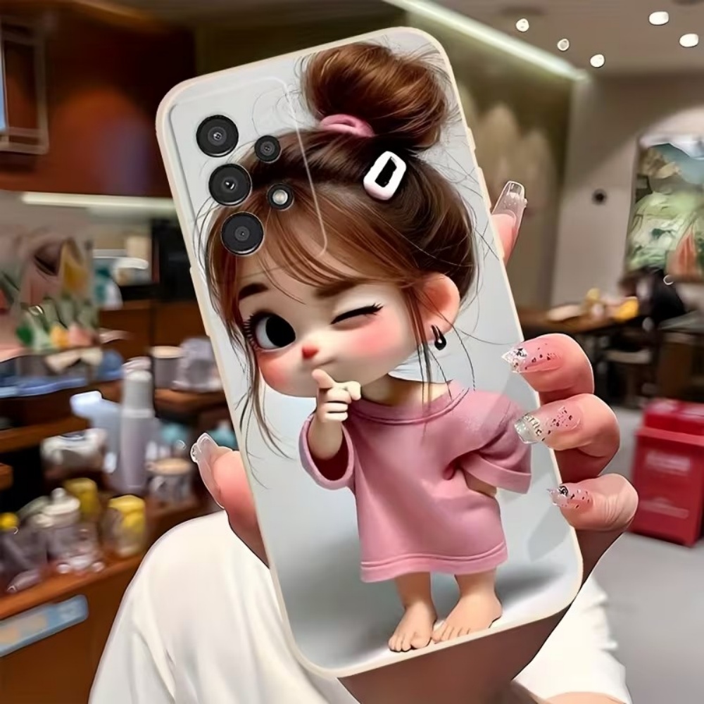 Cute Cartoon Girl Pattern Desi - Samsung Galaxy S25 recension och pris