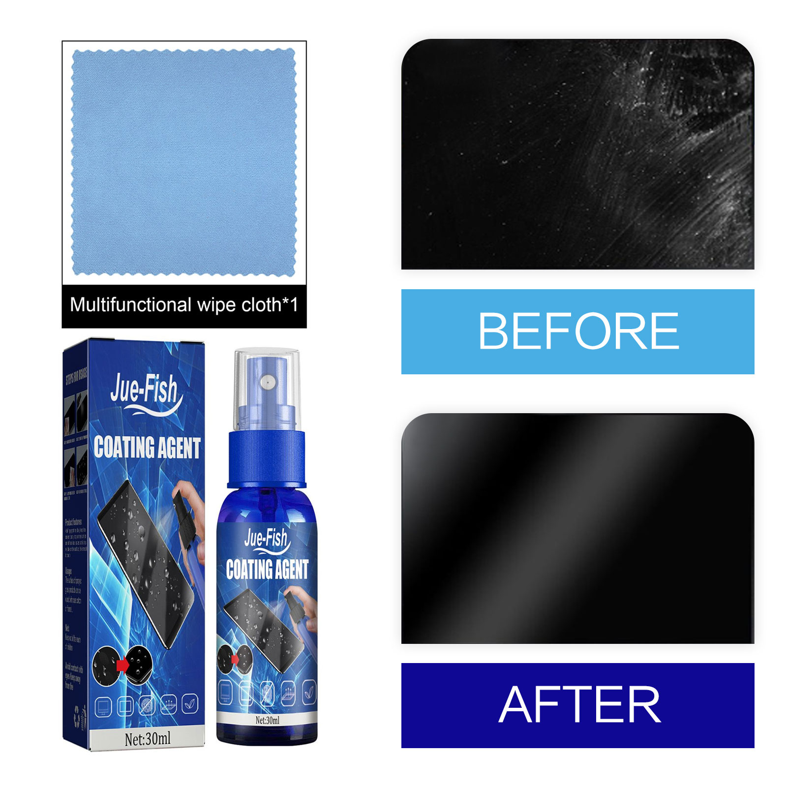 Liquid Screen Protector Spray  - Oleophobic Coating Spray recension och pris