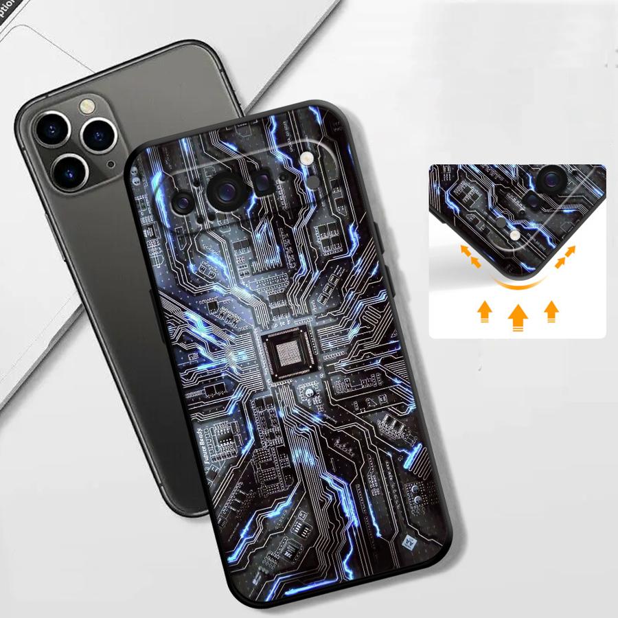 Retro Circuit Board Funda Phon - Google Pixel 9 Pro recension och pris